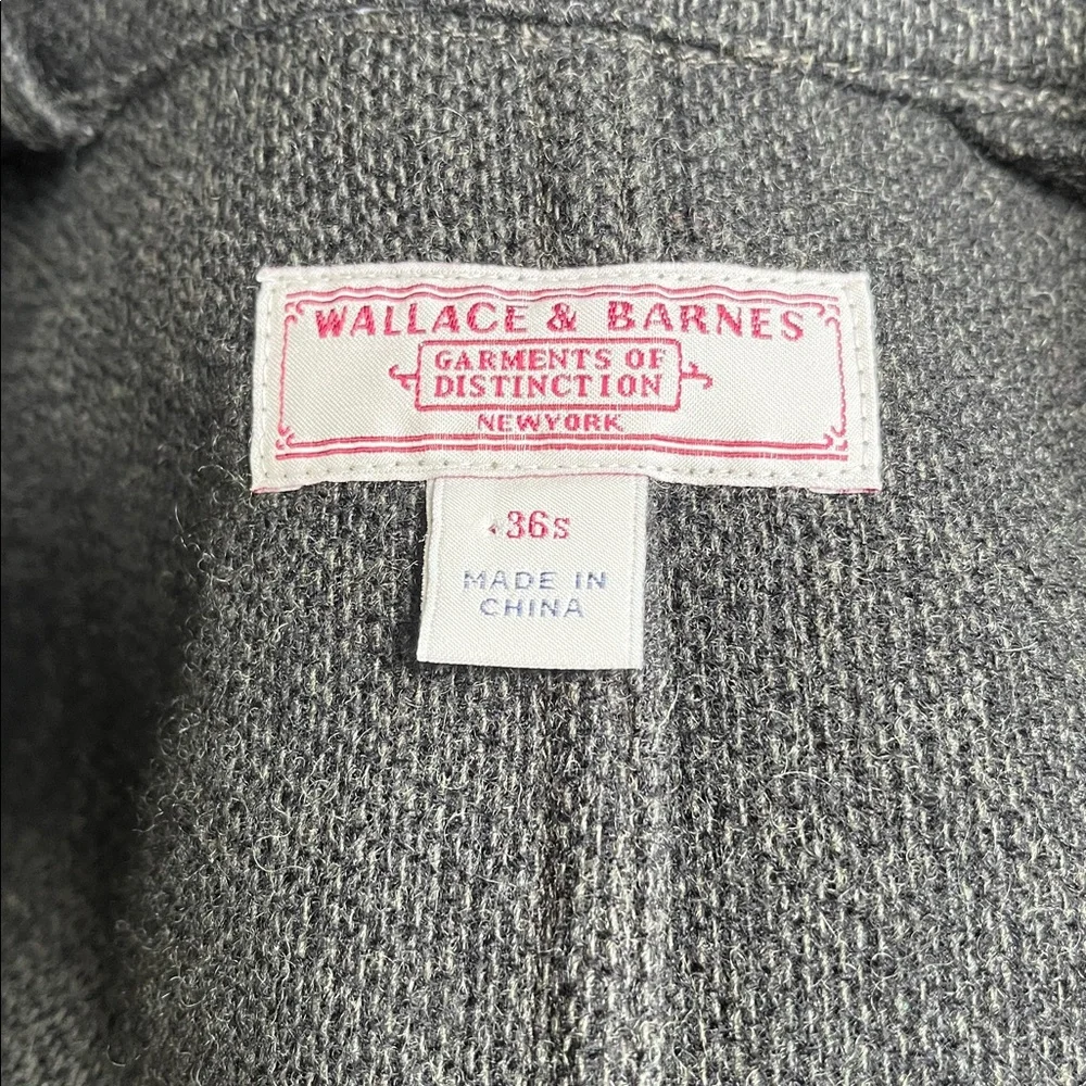 J. Crew Wallace & Barnes Merino Lambswool Sportscoat in Black Size 36S